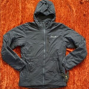 Eddie Bauer Men's Gray Hooded Jacket